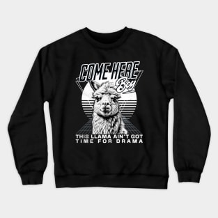 No Drama Llama Crewneck Sweatshirt